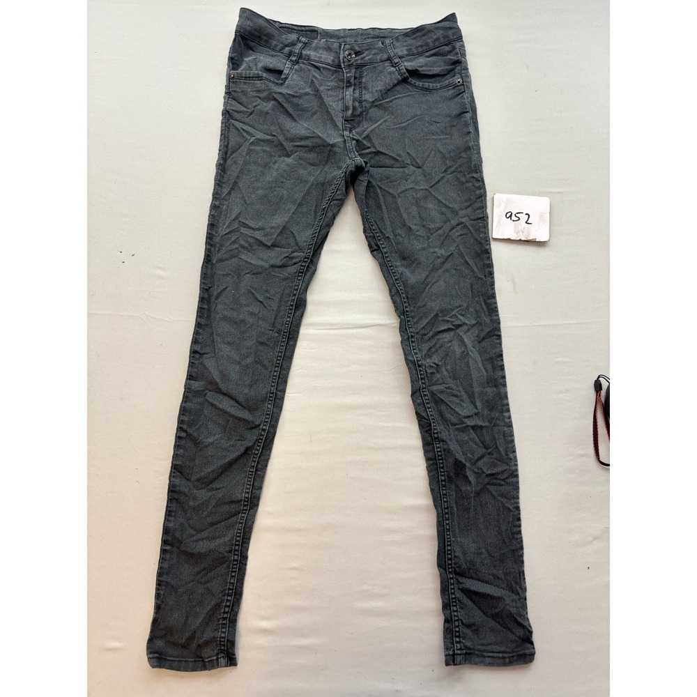 KRAUS Jeans Mens 30 Gray Slim Fit Denim Charcoal Wash Five Pocket Pants